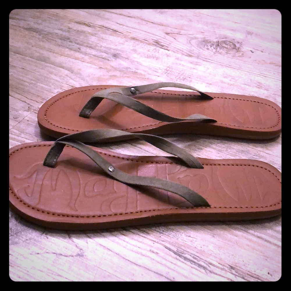 Brand New MadLove Army Green Sandals